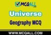 Universe – Geography MCQ Question and Answer Universe - Geography MCQ Question and Answer