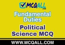 Fundamental Duties 2 – Political Science MCQ Question and Answer Fundamental Duties - Political Science MCQ Question and Answer