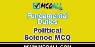Fundamental Duties 2 – Political Science MCQ Question and Answer Fundamental Duties - Political Science MCQ Question and Answer